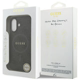 Husa de protectie Guess 4G Ring Classic Logo MagSafe (GUHMP17SG4GFRK) compatibil cu iPhone 17, Negru