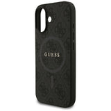 Husa de protectie Guess 4G Ring Classic Logo MagSafe (GUHMP17SG4GFRK) compatibil cu iPhone 17, Negru