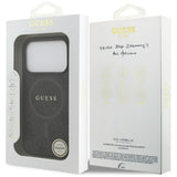 Husa de protectie Guess 4G Ring Classic Logo MagSafe (GUHMP17LG4GFRK) compatibil cu iPhone 17 Pro, Negru