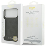 Husa de protectie Guess Hardcase 4G Classic Logo MagSafe (GUHMP17XP4GSSMCK) compatibil cu iPhone 17 Pro Max, Negru
