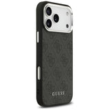 Husa de protectie Guess Hardcase 4G Classic Logo MagSafe (GUHMP17XP4GSSMCK) compatibil cu iPhone 17 Pro Max, Negru