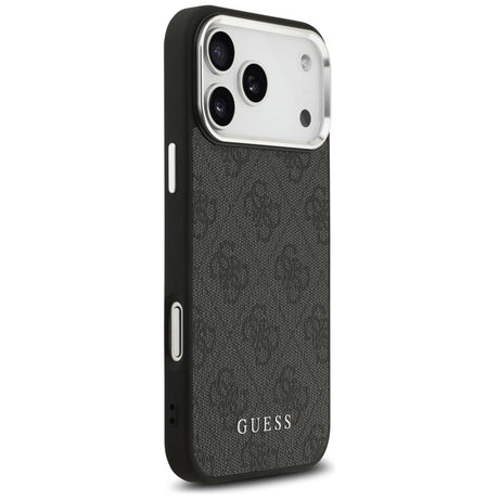 Husa de protectie Guess Hardcase 4G Classic Logo MagSafe (GUHMP17XP4GSSMCK) compatibil cu iPhone 17 Pro Max, Negru