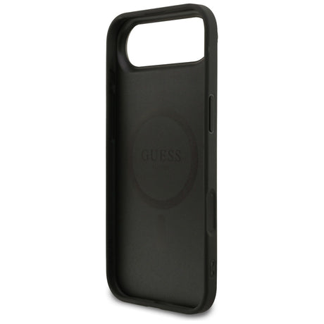 Husa de protectie Guess 4G Ring Classic Logo MagSafe (GUHMP17MG4GFRK) compatibil cu iPhone 17 Air, Negru