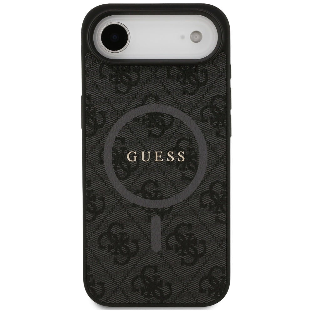 Husa de protectie Guess 4G Ring Classic Logo MagSafe (GUHMP17MG4GFRK) compatibil cu iPhone 17 Air, Negru