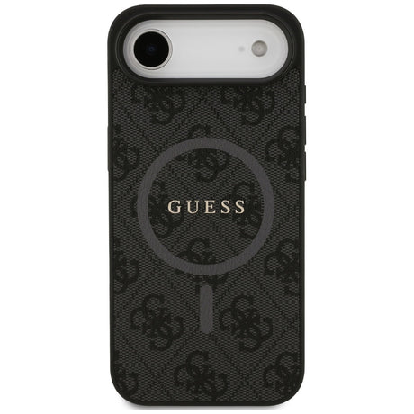 Husa de protectie Guess 4G Ring Classic Logo MagSafe (GUHMP17MG4GFRK) compatibil cu iPhone 17 Air, Negru