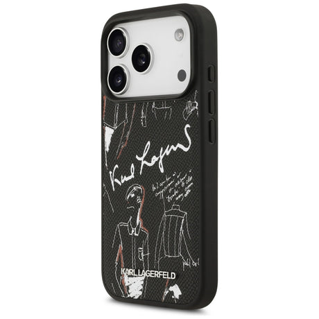 Husa de protectie Karl Lagerfeld compatibil cu iPhone 17 Pro, Negru