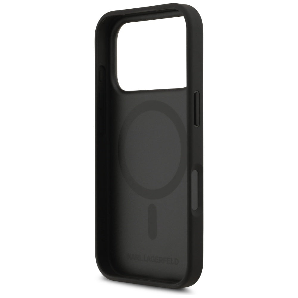 Husa de protectie Karl Lagerfeld compatibil cu iPhone 17 Pro, Negru