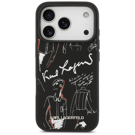 Husa de protectie Karl Lagerfeld compatibil cu iPhone 17 Pro, Negru