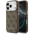 Husa de protectie Guess Hardcase 4G Classic Logo MagSafe (GUHMP17LP4GSSMCW) compatibil cu iPhone 17 Pro, Maro