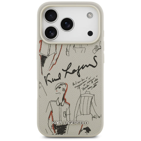 Husa de protectie Karl Lagerfeld compatibil cu iPhone 17 Pro, Gri