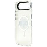Husa de protectie Karl Lagerfeld IML MagSafe Sketch Logo (KLHMP17MHGKIGKBT) compatibil cu iPhone 17 Air, Transparent Karl