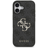 Husa de protectie Guess Hardcase 4G Big Logo (GUHCP17S4GMGGR) compatibil cu iPhone 17, Negru