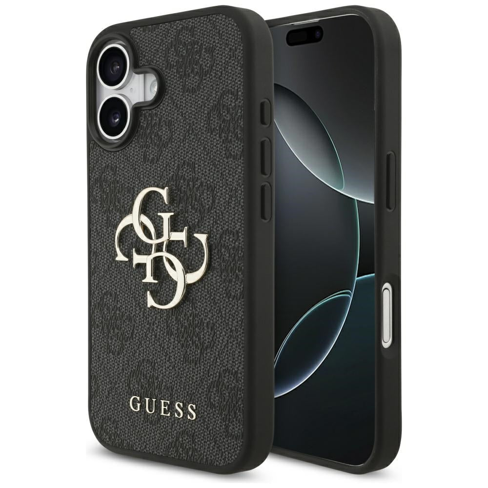 Husa de protectie Guess Hardcase 4G Big Logo (GUHCP17S4GMGGR) compatibil cu iPhone 17, Negru