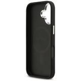 Husa de protectie Guess Hardcase 4G Classic Logo MagSafe (GUHMP17SP4GSSMCK) compatibil cu iPhone 17, Negru