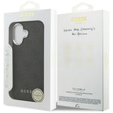 Husa de protectie Guess Hardcase 4G Classic Logo MagSafe (GUHMP17SP4GSSMCK) compatibil cu iPhone 17, Negru