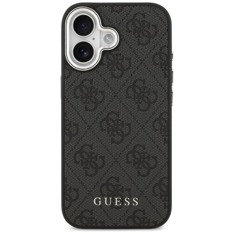 Husa de protectie Guess Hardcase 4G Classic Logo MagSafe (GUHMP17SP4GSSMCK) compatibil cu iPhone 17, Negru