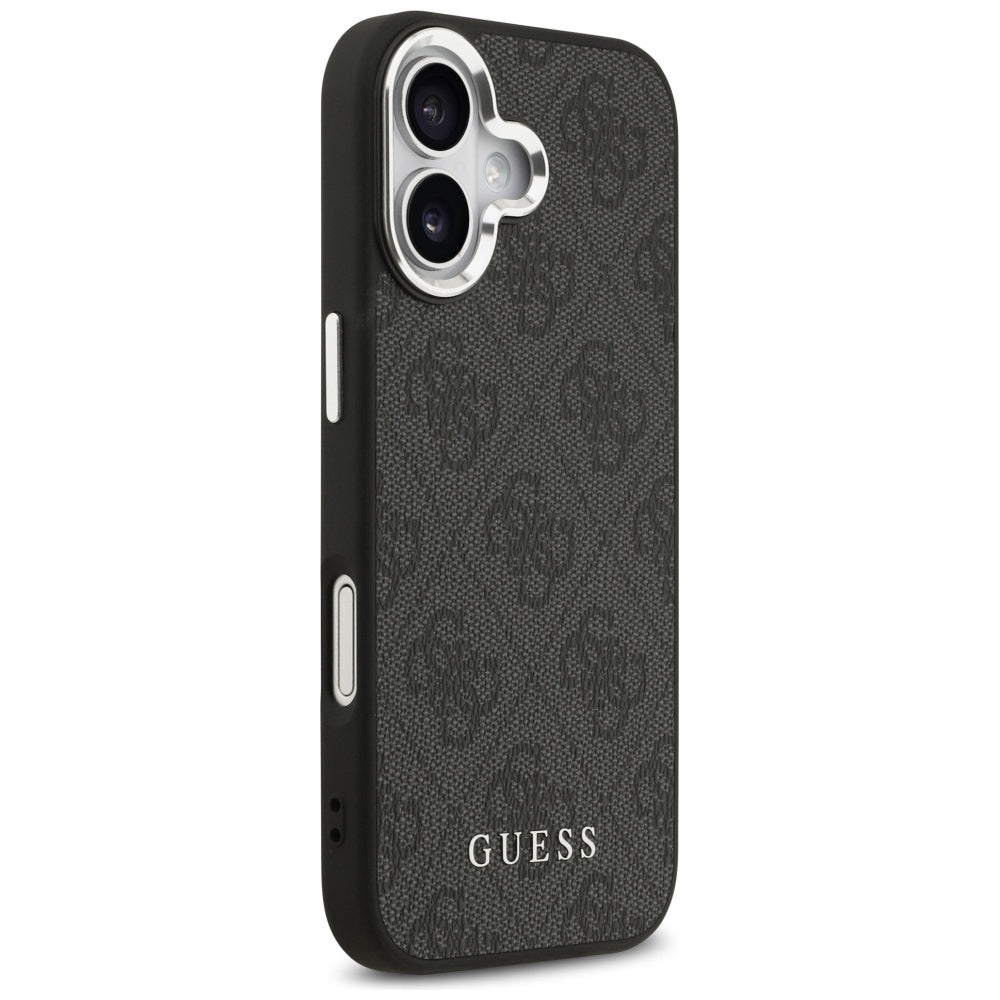 Husa de protectie Guess Hardcase 4G Classic Logo MagSafe (GUHMP17SP4GSSMCK) compatibil cu iPhone 17, Negru