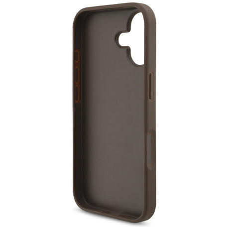 Husa de protectie Guess Hardcase 4G Big Logo (GUHCP17S4GMGBR) compatibil cu iPhone 17, Maro