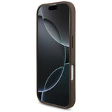 Husa de protectie Guess Hardcase 4G Big Logo (GUHCP17S4GMGBR) compatibil cu iPhone 17, Maro