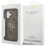 Husa de protectie Guess Hardcase 4G Big Logo (GUHCP17S4GMGBR) compatibil cu iPhone 17, Maro