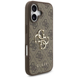 Husa de protectie Guess Hardcase 4G Big Logo (GUHCP17S4GMGBR) compatibil cu iPhone 17, Maro