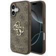 Husa de protectie Guess Hardcase 4G Big Logo (GUHCP17S4GMGBR) compatibil cu iPhone 17, Maro