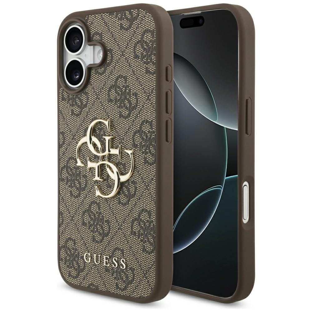 Husa de protectie Guess Hardcase 4G Big Logo (GUHCP17S4GMGBR) compatibil cu iPhone 17, Maro