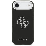 Husa de protectie Guess Hardcase 4G Grained Big and Classic Logo (GUHCP17MPG4SMCEK) compatibil cu iPhone 17 Air, Negru