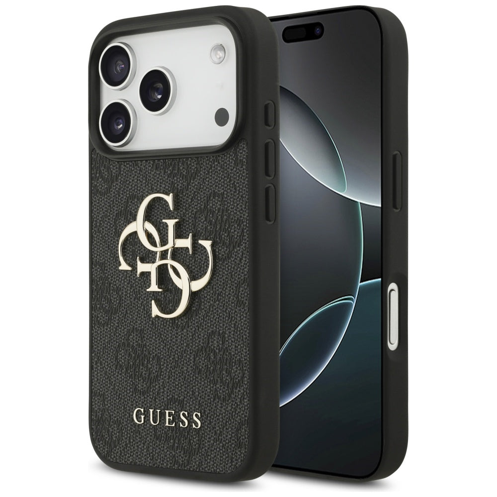 Husa de protectie Guess Hardcase 4G Big Logo (GUHCP17X4GMGGR) compatibil cu iPhone 17 Pro Max, Negru