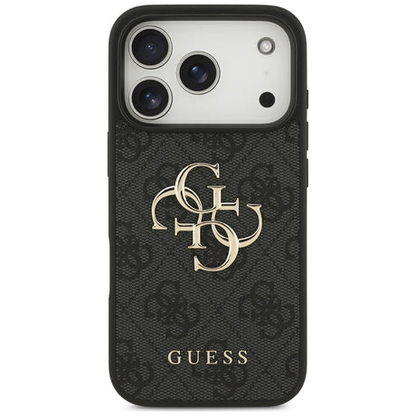 Husa de protectie Guess Hardcase 4G Big Logo (GUHCP17L4GMGGR) compatibil cu iPhone 17 Pro, Negru