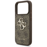 Husa de protectie Guess Hardcase 4G Big Logo (GUHCP17L4GMGBR) compatibil cu iPhone 17 Pro, Maro