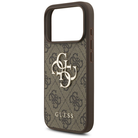 Husa de protectie Guess Hardcase 4G Big Logo (GUHCP17L4GMGBR) compatibil cu iPhone 17 Pro, Maro