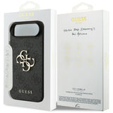 Husa de protectie Guess Hardcase 4G Big Logo (GUHCP17M4GMGGR) compatibil cu iPhone 17 Air, Negru