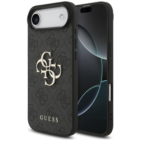 Husa de protectie Guess Hardcase 4G Big Logo (GUHCP17M4GMGGR) compatibil cu iPhone 17 Air, Negru