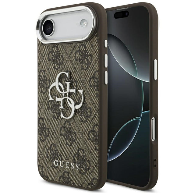 Husa de protectie Guess Hardcase Big 4G Logo Classic Logo (GUHCP17MP4G4SMCW) compatibil cu iPhone 17 Air, Maro