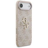 Husa de protectie Guess Hardcase 4G Big Logo (GUHCP17M4GMGPI) compatibil cu iPhone 17 Air, Roz