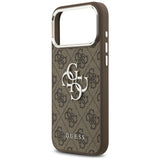 Husa de protectie Guess Hardcase Big 4G Logo Classic Logo (GUHCP17XP4G4SMCW) compatibil cu iPhone 17 Pro Max, Maro