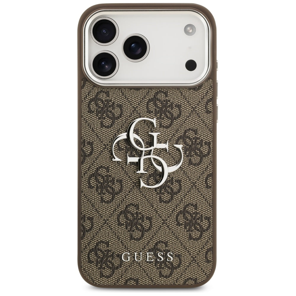 Husa de protectie Guess Hardcase Big 4G Logo Classic Logo (GUHCP17XP4G4SMCW) compatibil cu iPhone 17 Pro Max, Maro
