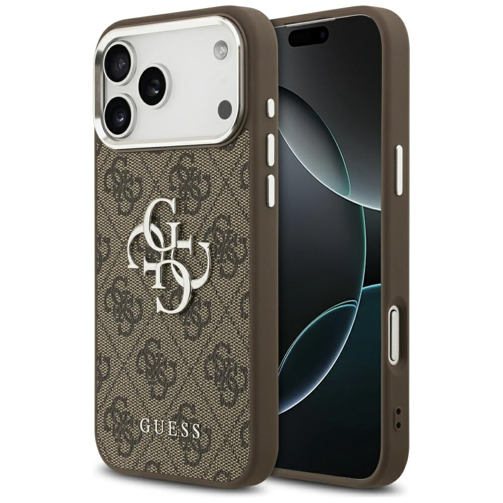 Husa de protectie Guess Hardcase Big 4G Logo Classic Logo (GUHCP17XP4G4SMCW) compatibil cu iPhone 17 Pro Max, Maro