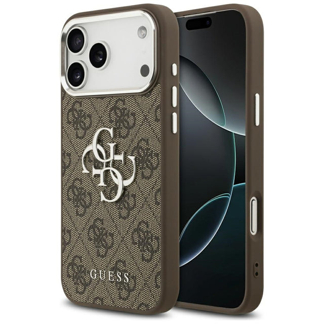 Husa de protectie Guess Hardcase Big 4G Logo Classic Logo (GUHCP17XP4G4SMCW) compatibil cu iPhone 17 Pro Max, Maro