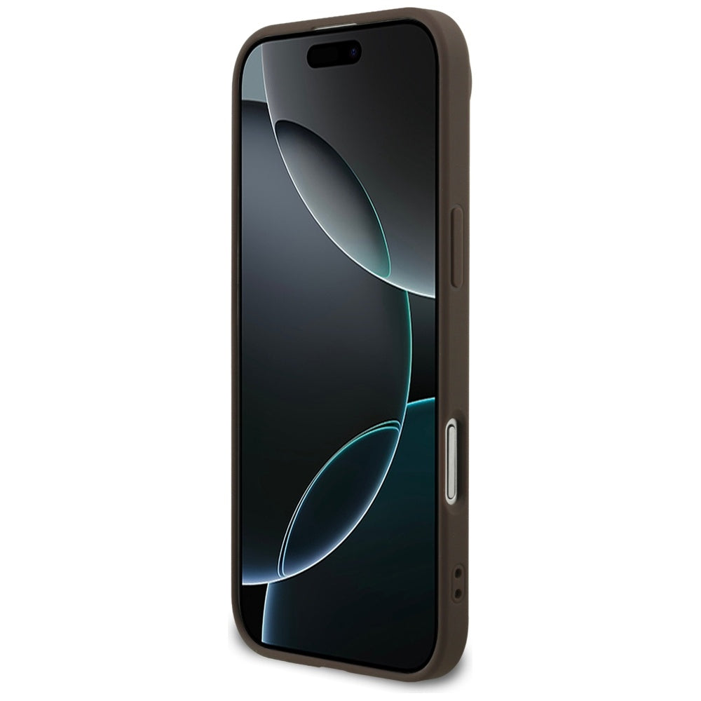 Husa de protectie Guess Hardcase 4G Big Logo (GUHCP17M4GMGBR) compatibil cu iPhone 17 Air, Maro