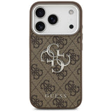 Husa de protectie Guess Hardcase Big 4G Logo Classic Logo (GUHCP17LP4G4SMCW) compatibil cu iPhone 17 Pro, Maro