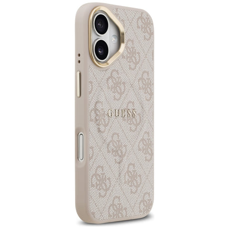Husa de protectie Guess Hardcase 4G Classic MagSafe (GUHMP17SP4MSEGCP) compatibil cu iPhone 17, Roz