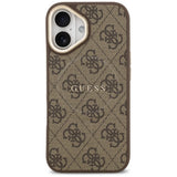 Husa de protectie Guess Hardcase 4G Classic MagSafe (GUHMP17SP4MSEGCW) compatibil cu iPhone 17, Maro