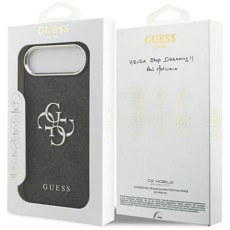 Husa de protectie Guess Hardcase Big 4G Logo Classic Logo (GUHCP17MP4G4SMCK) compatibil cu iPhone 17 Air, Negru