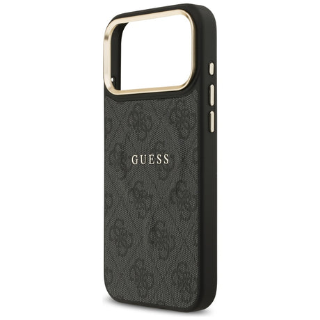Husa de protectie Guess Hardcase 4G Classic MagSafe (GUHMP17XP4MSEGCK) compatibil cu iPhone 17 Pro Max, Negru