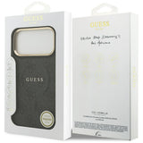 Husa de protectie Guess Hardcase 4G Classic MagSafe (GUHMP17XP4MSEGCK) compatibil cu iPhone 17 Pro Max, Negru