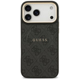 Husa de protectie Guess Hardcase 4G Classic MagSafe (GUHMP17XP4MSEGCK) compatibil cu iPhone 17 Pro Max, Negru