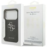 Husa de protectie Guess Hardcase Big 4G Logo Classic Logo (GUHCP17LP4G4SMCK) compatibil cu iPhone 17 Pro, Negru