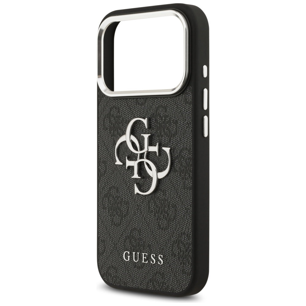 Husa de protectie Guess Hardcase Big 4G Logo Classic Logo (GUHCP17LP4G4SMCK) compatibil cu iPhone 17 Pro, Negru